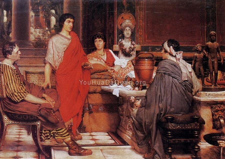Catullus at Lesbia's - 劳伦斯·阿尔玛·塔德玛